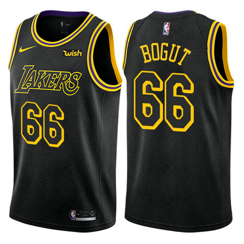 maglia andrew bogut 66 2017-2018 los angeles lakers nero