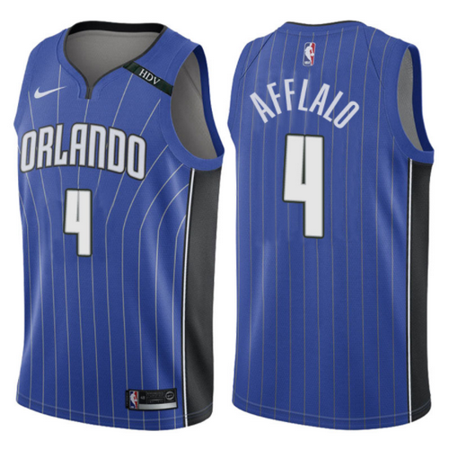 maglia arron afflalo 4 2017-2018 orlando magic blu