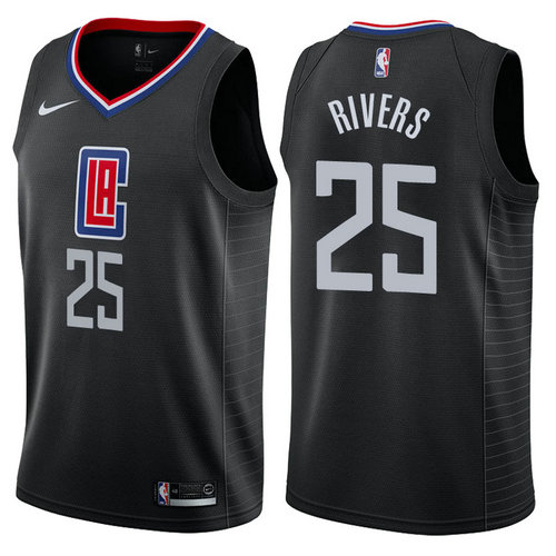 maglia austin rivers 25 2017-2018 los angeles clippers nero