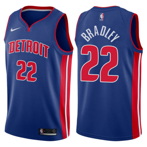 maglia avery bradley 22 2017-2018 detroit pistons blu