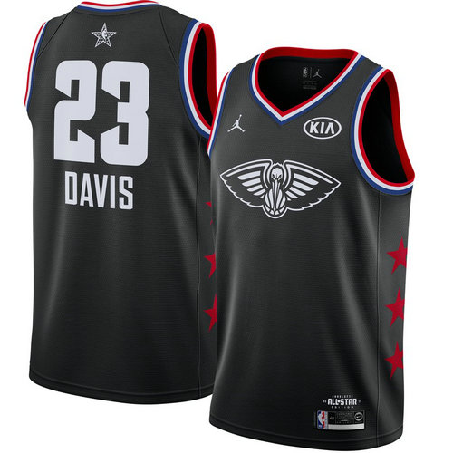 canotta basket anthony davis 23 nba all star 2019 nero