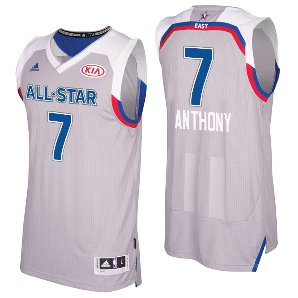 maglie basket carmelo anthony 7 nba all star 2017 grigio