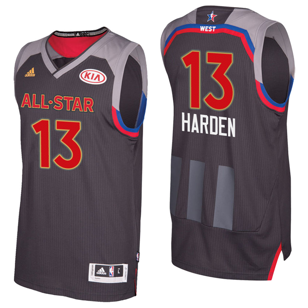 canotta basket james harden 13 nba all star 2017 marrone