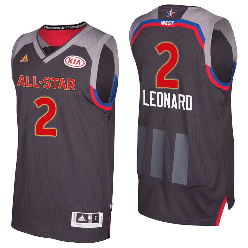 canotta basket kawhi leonard 2 nba all star 2017 marrone