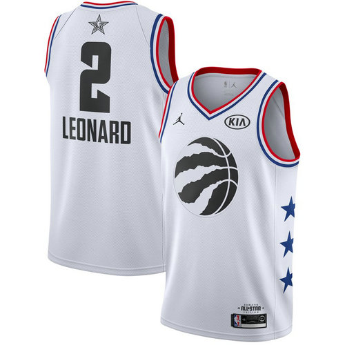 canotta basket Kawhi Leonard 2 nba all star 2019 bianca