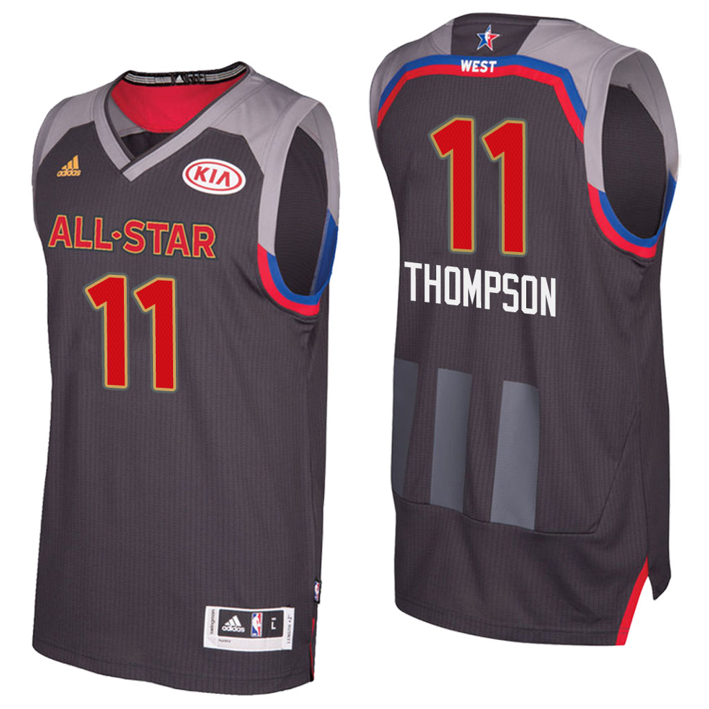 canotta basket klay thompson 11 nba all star 2017 marrone