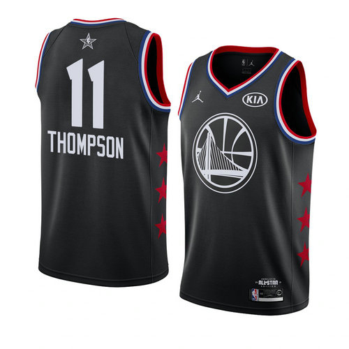 canotta basket Klay Thompson 11 nba all star 2019 Nero