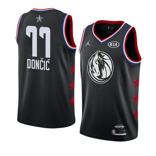 canotta basket Luka Doncic 77 nba all star 2019 Nero