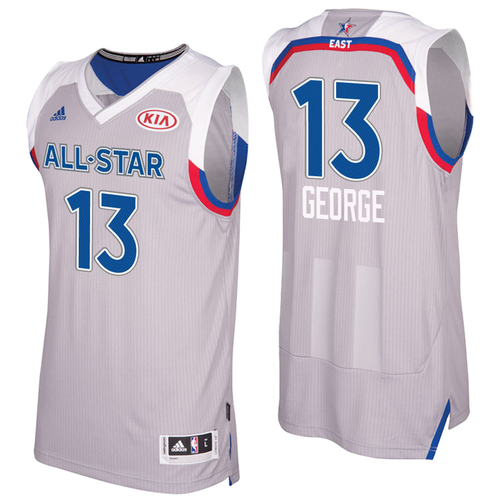 maglie basket paul george 13 nba all star 2017 grigio