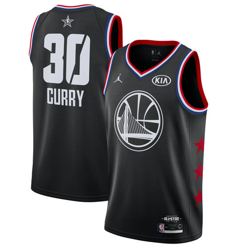 canotta basket Stephen Curry 30 nba all star 2019 nero