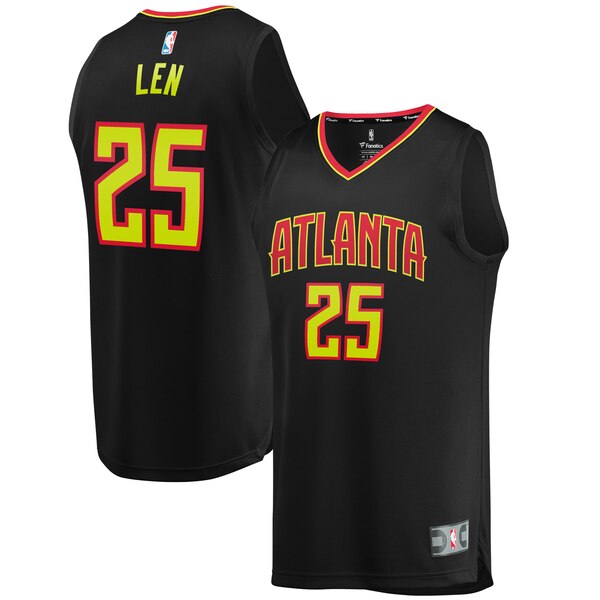 canotta basket atlanta hawks bambino alex len 25 nero