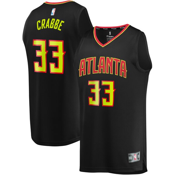 canotta basket atlanta hawks bambino allen crabbe 33 nero