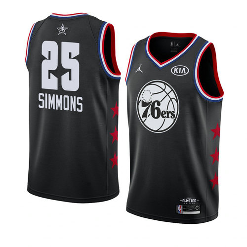 canotta basket ben simmons 25 nba all star 2019 Nero