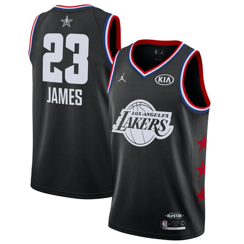 canotta basket Lebron James 23 nba all star 2019 Nero