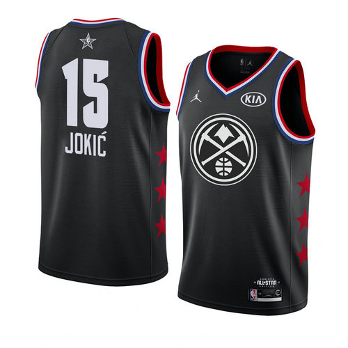 canotta basket nikola jokic 15 nba all star 2019 nero