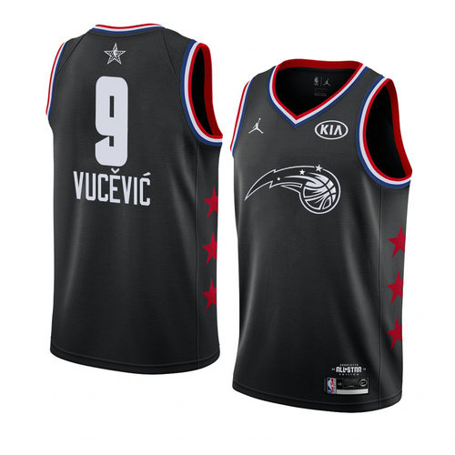 canotta basket nikola vucevic 9 nba all star 2019 nero