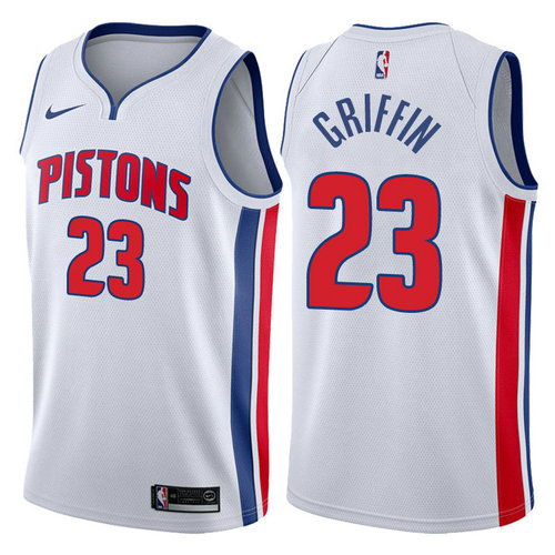 maglia blake griffin 23 2017-2018 detroit pistons bianca