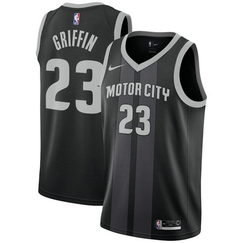 maglia blake griffin 23 2018-2019 detroit pistons nero