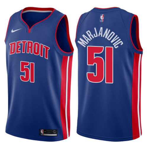 magliga boban marjanovic 51 2017-2018 detroit pistons blu