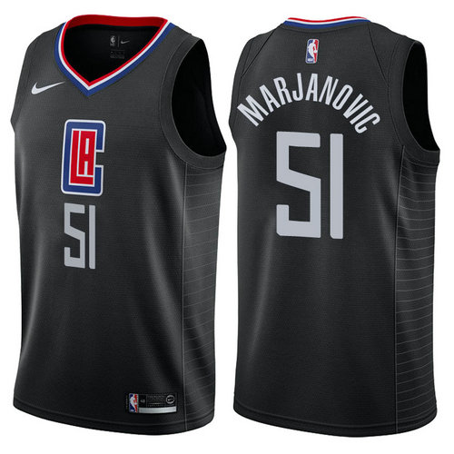 maglia boban marjanovic 51 2017-2018 los angeles clippers nero