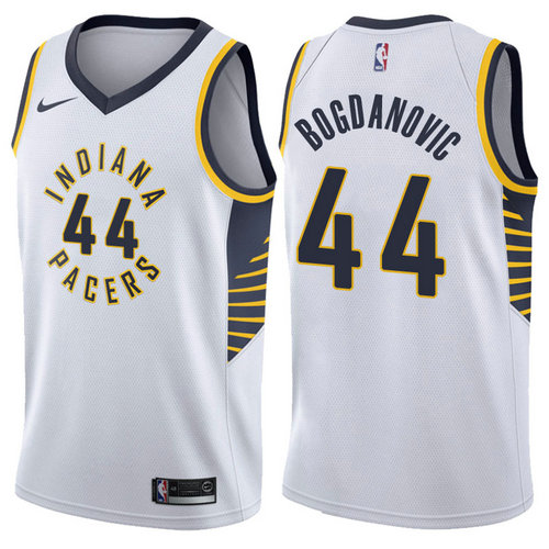 maglia bojan bogdanovic 44 indiana pacers 2017-2018 bianca