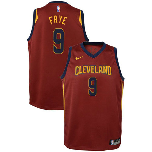 maglia cleveland cavaliers bambino 2017-2018 channing frye 9 rosso