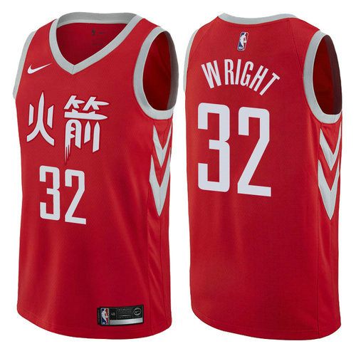 maglia brandan wright 32 2017-2018 houston rockets rosso