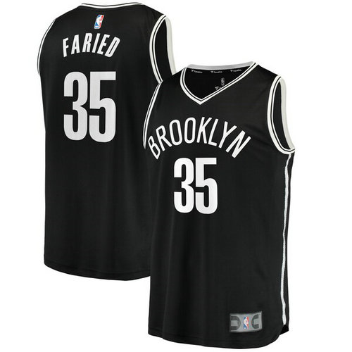 maglia Kenneth Faried 35 2019 brooklyn nets nero