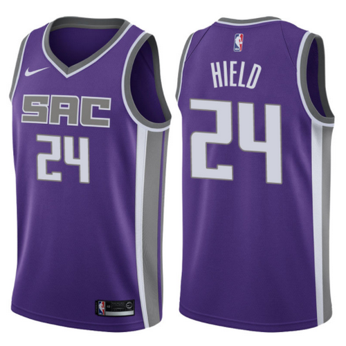 maglia buddy hield 24 2017-2018 sacramento kings porpora