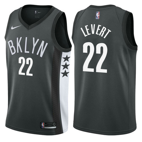 maglia caris levert 22 2017-2018 brooklyn nets nero