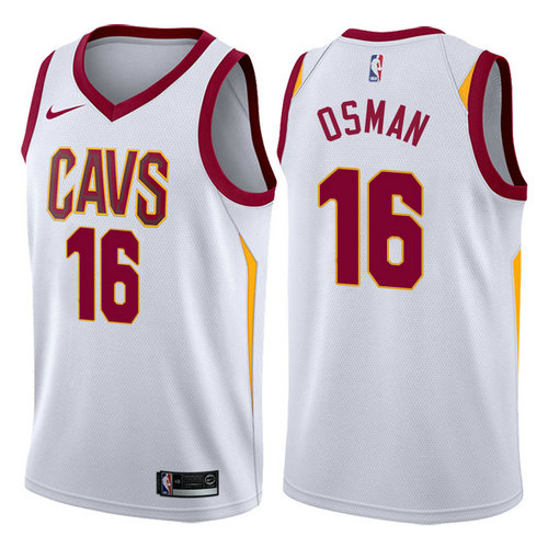 maglia basket cedi osman 16 2017-2018 cleveland cavaliers bianca