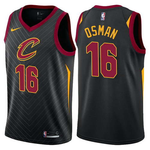 maglia basket cedi osman 16 2017-2018 cleveland cavaliers nero