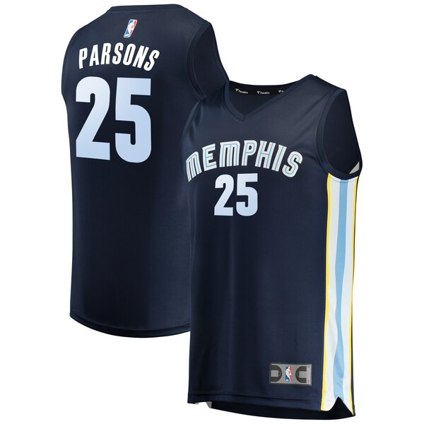 maglia chandler parsons 25 2020 memphis grizzlies navy