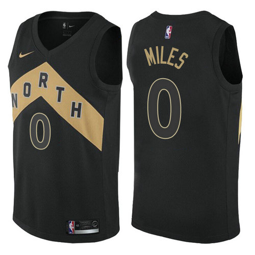 maglia basket C.J. miles 0 2017-2018 toronto raptors nero