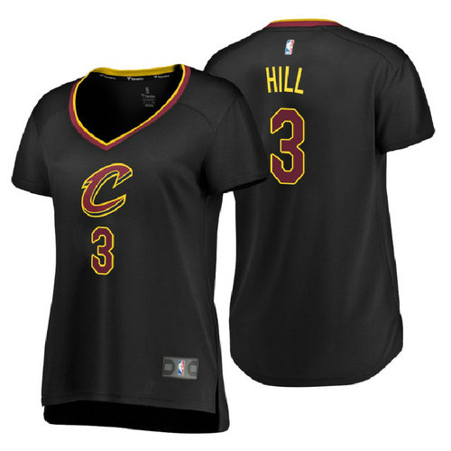 canotte basket donne george hill 3 2018 cleveland cavaliers nero