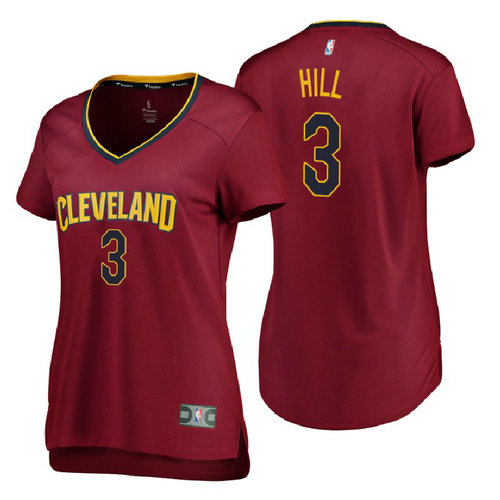canotte basket donne george hill 3 2018 cleveland cavaliers rosso