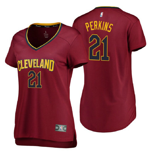 canotte basket donne kendrick perkins 21 2018 cleveland cavaliers rosso