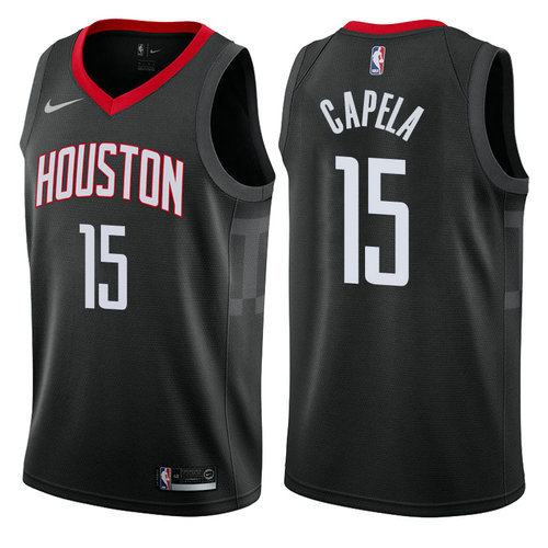 maglia clint capela15 2017-2018 houston rockets nero