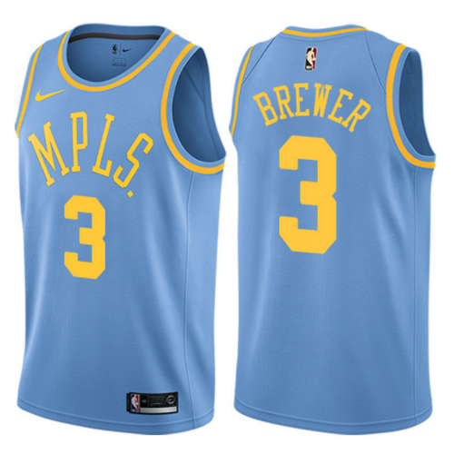 maglia corey brewer 3 2017-2018 los angeles lakers blu