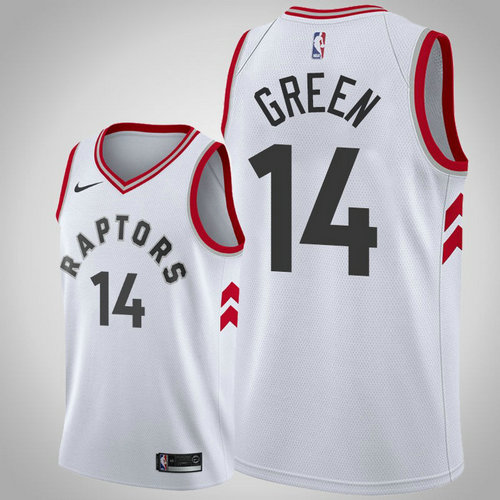 maglia basket danny green 14 2018-2019 toronto raptors bianca