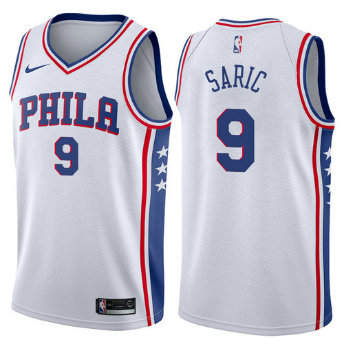 canotta dario saric 9 2017-2018 philadelphia 76ers bianca