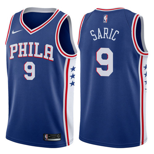 canotta dario saric 9 2017-2018 philadelphia 76ers blu