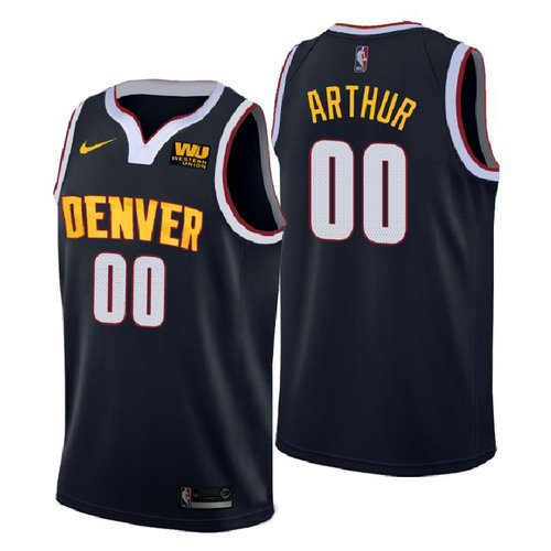 maglia darrell arthur 00 2018-2019 denver nuggets navy