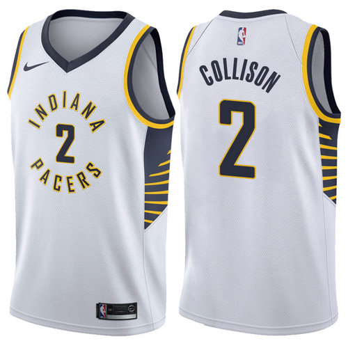 maglia darren collison 2 2017-2018 indiana pacers bianca