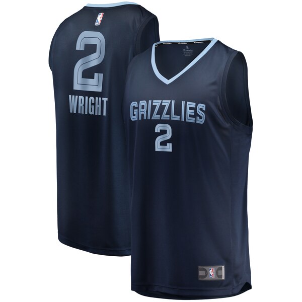 maglia delon wright 2 2020 memphis grizzlies navy