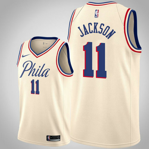 maglia demetrius jackson 11 2018-2019 philadelphia 76ers giallo