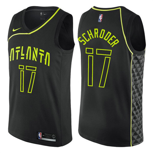 maglia nba dennis schroder 17 2017-2018 atlanta hawks nero