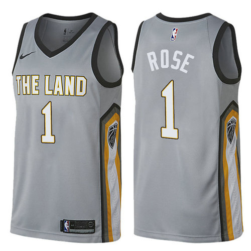 maglia basket derrick rose 1 2017-2018 cleveland cavaliers grigio