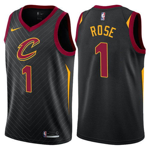 maglia basket derrick rose 1 2017 cleveland cavaliers nero