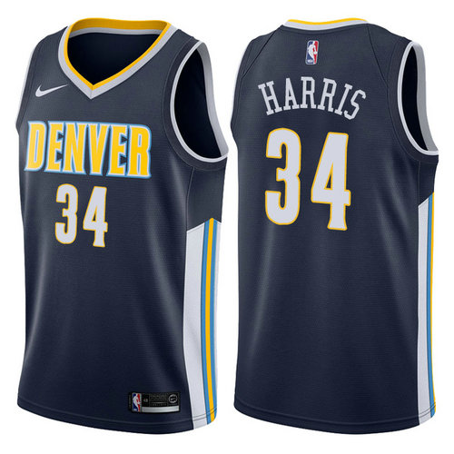 maglia devin harris 34 2017-2018 denver nuggets navy